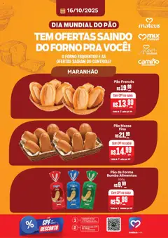 Pré-Visualização do folheto "Ofertas do Dia Mundial do Pão" da loja Mateus válido a partir de 16/10/2025