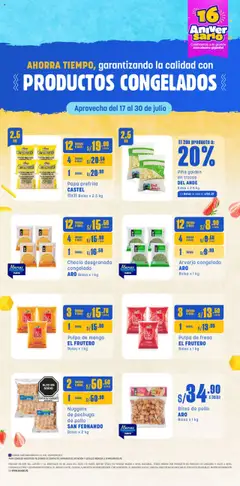 Vista previa de Makro Volante Congelados VIG15 de la tienda Makro válido desde 17/07/2025