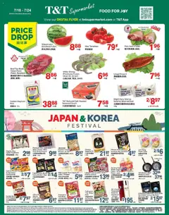 Preview of leaflet Weekly Flyer - BC from shop T&T Supermarket is valid from Jul 18, 2025