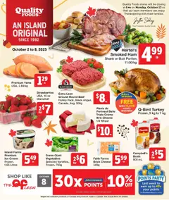 Preview of leaflet Weekly flyer / circulaire from shop Quality Foods is valid from Oct 02, 2025