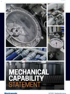 Preview of catalogue Mechanical and Hydraulics Statement from shop Black Woods valid 17/02/2023