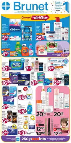 Un aperçu du dépliant Brunet weekly flyer / circulaire du magasin Brunet est valide à partir 23 avr. 2026