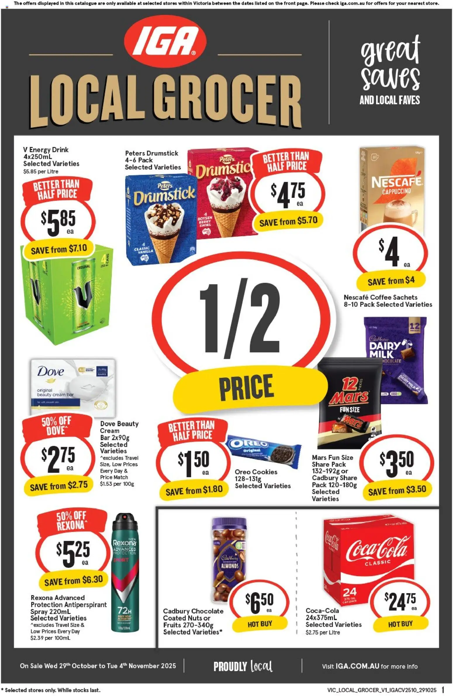 IGA catalogue valid from 29/10/2025 - page 1