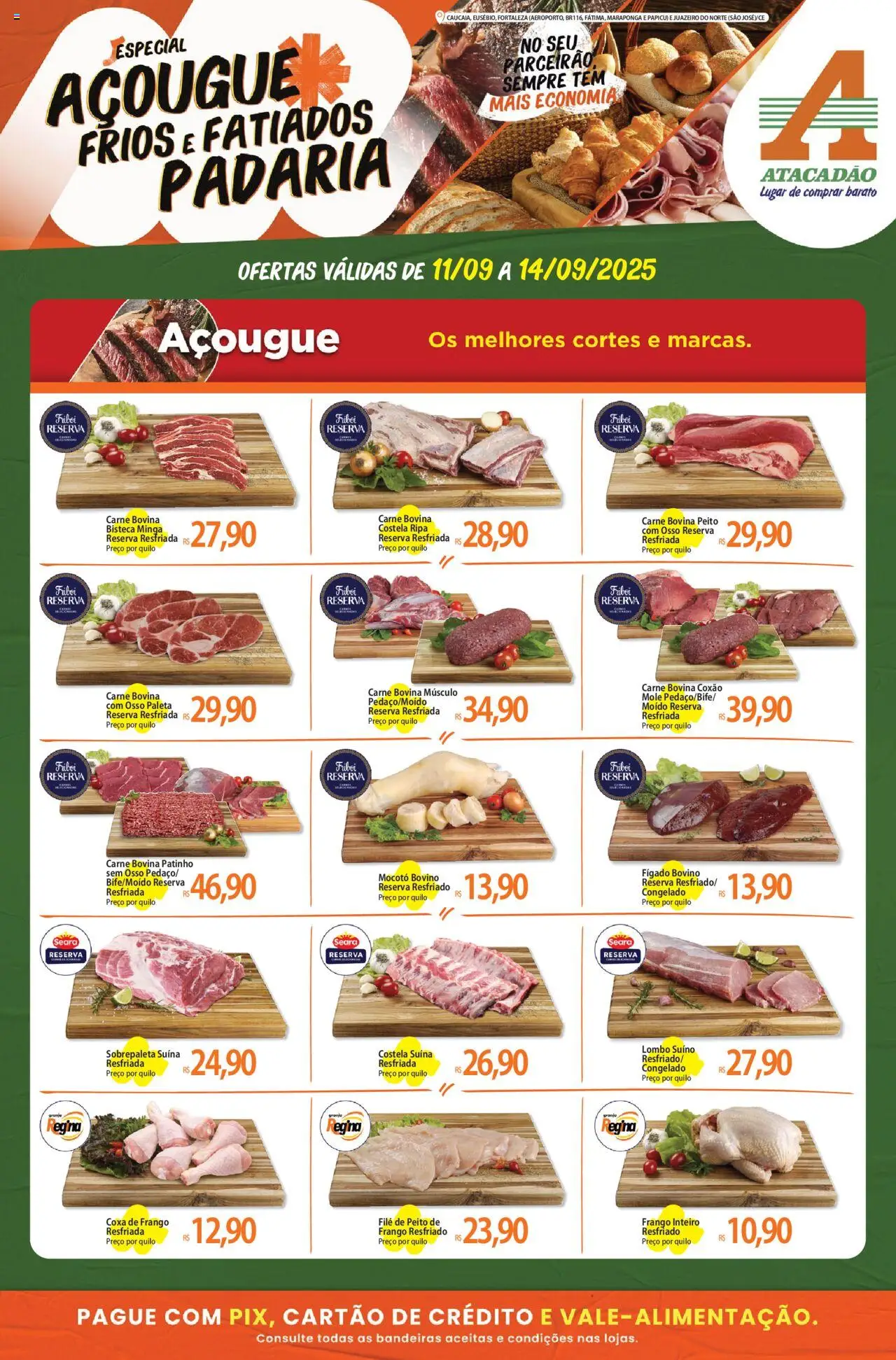 Atacadão folheto "Ofertas - CE" válido a partir de 11/09/2025 - número de página 1