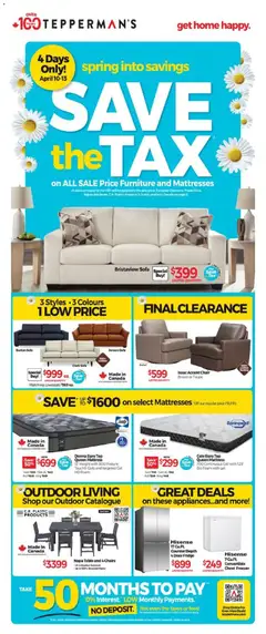Preview of leaflet Tepperman's weekly flyer / circulaire from shop Tepperman's is valid from Apr 10, 2026