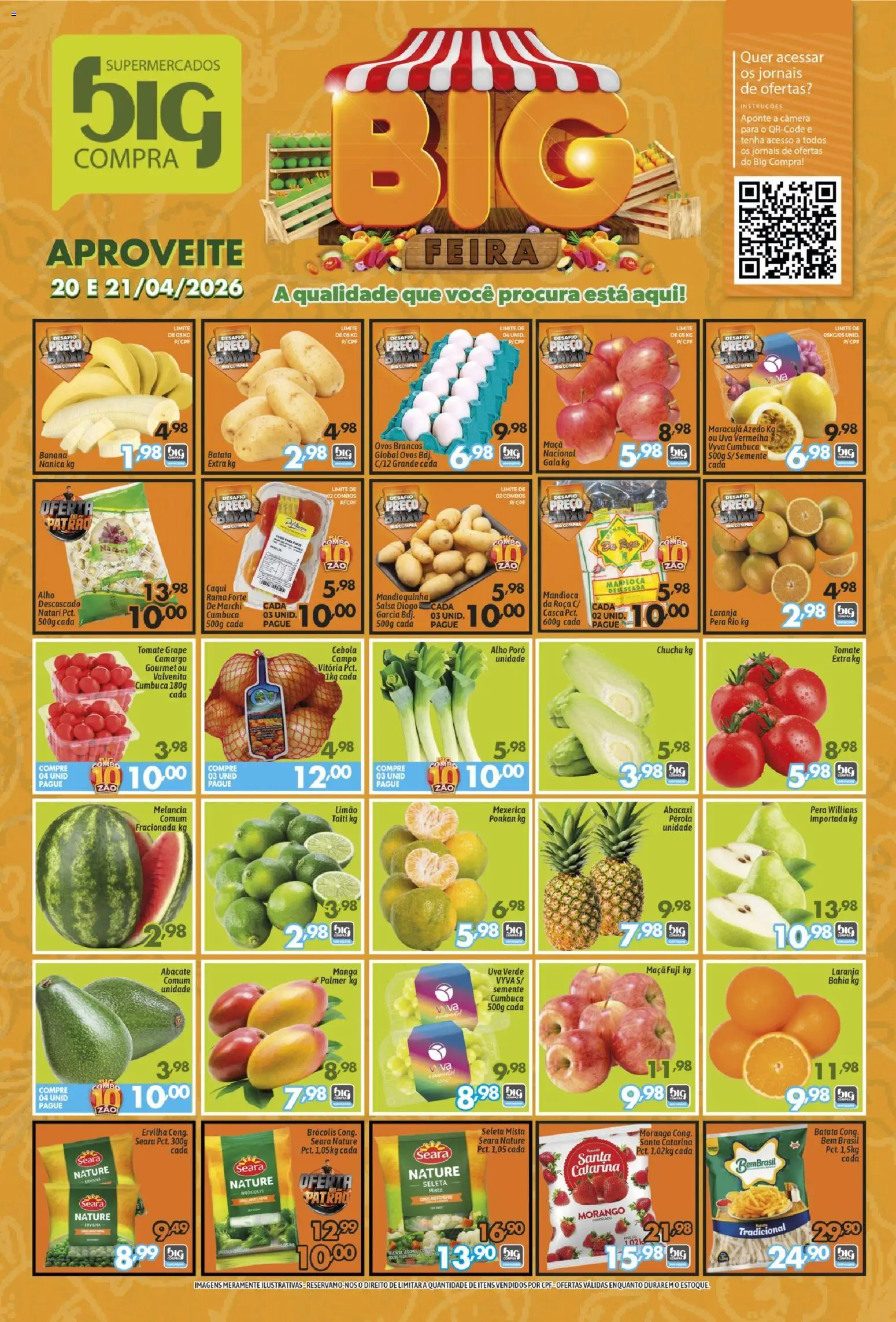 Pré-Visualização do folheto "Big Compra - Ofertas da semana" da loja Big Compra válido a partir de 20/04/2026