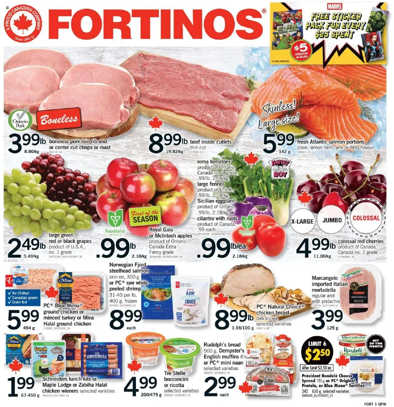 Fortinos flyer valid from Sep 11, 2025 - page number 1