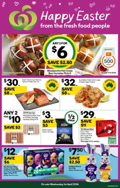 Preview of catalogue Woolworths catalogue VIC from shop Woolworths valid 01/04/2026