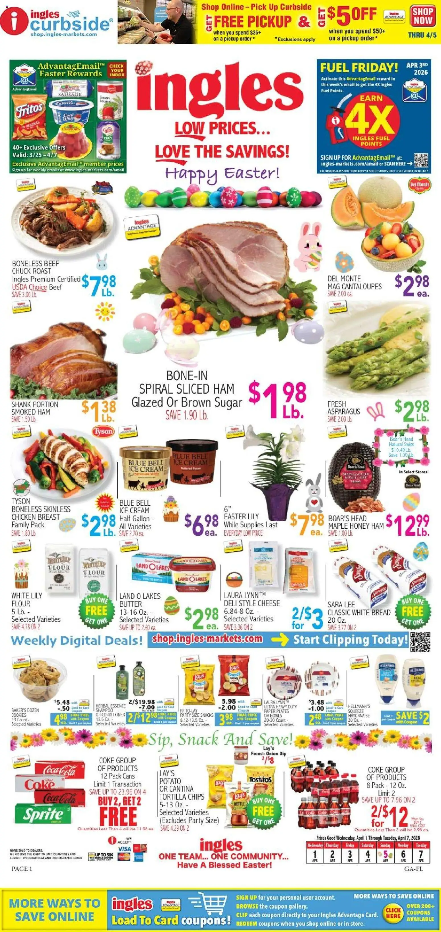 Ad Preview of Ingles Ingles Weekly Ad from 04/01/2026