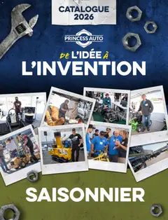 Un aperçu du dépliant Princess Auto catalogue - Saisonnier du magasin Princess Auto est valide à partir 21 avr. 2026