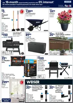 Preview of leaflet Weekly flyer / circulaire from shop Rona is valid from Aug 07, 2025 | Page: 6