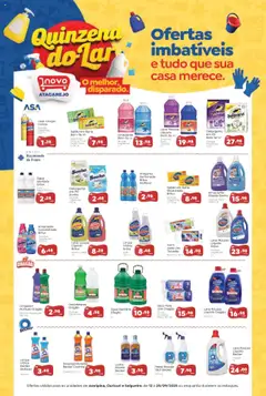 Pré-Visualização do folheto "Ofertas Quinzena do Lar" da loja Novo Atacarejo válido a partir de 12/09/2025