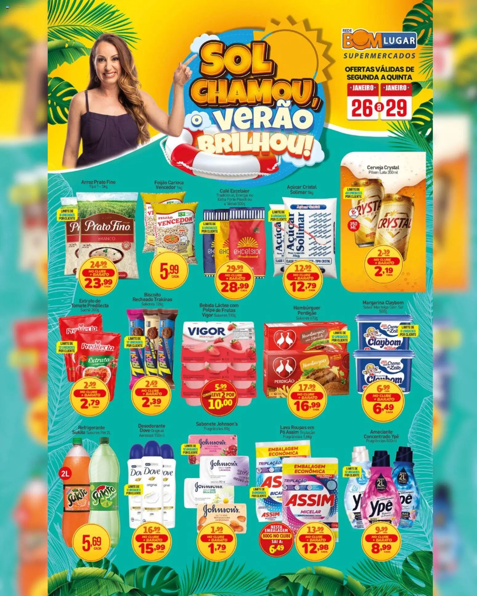 Pré-Visualização do folheto "Ofertas da semana" da loja Rede Bom Lugar válido a partir de 26/01/2026