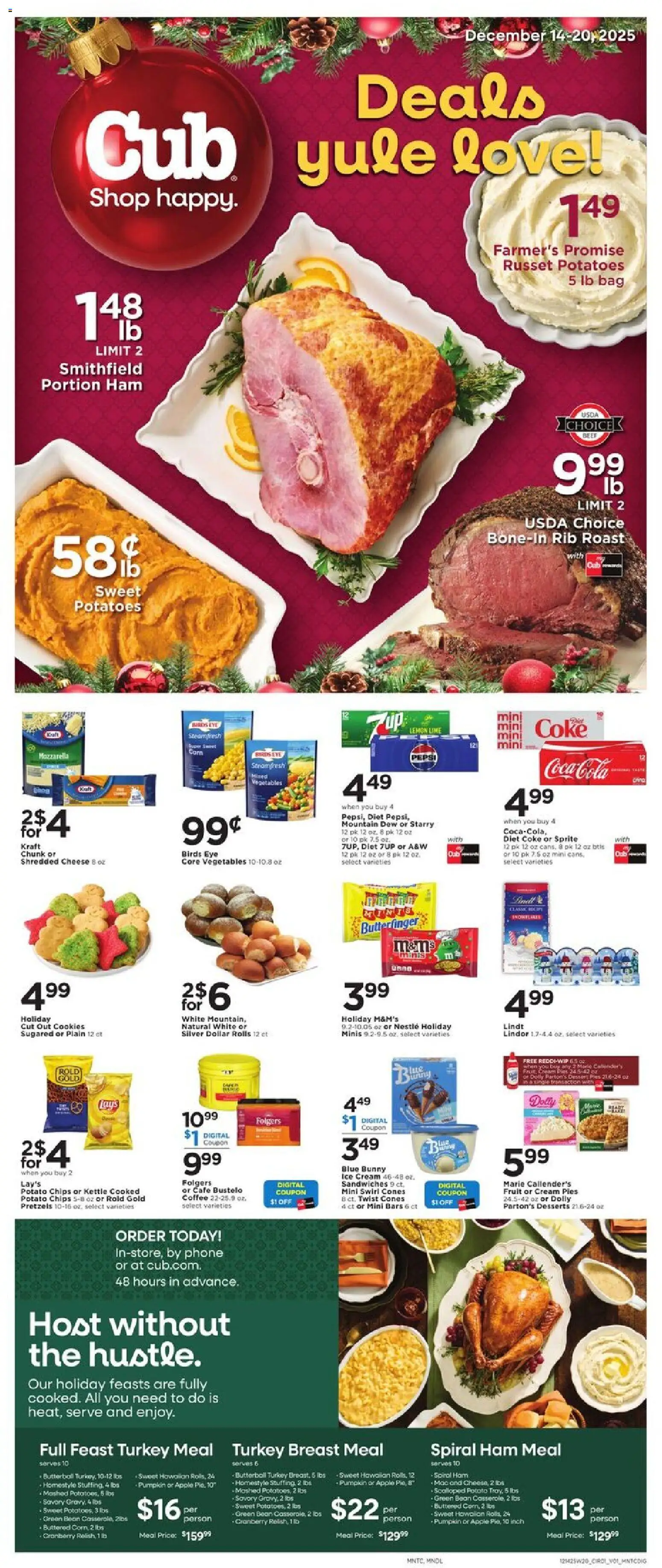 Ad Preview of Cub Foods Weekly Ad from 12/14/2025