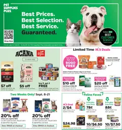 Ad Preview of Pet Supplies Plus Weekly Ad from 09/08/2025