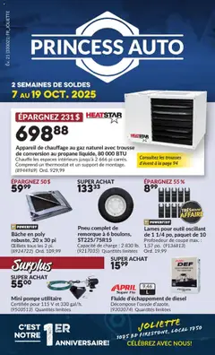 Preview of leaflet 2 Semaines de Soldes ! from shop Princess Auto is valid from Oct 07, 2025