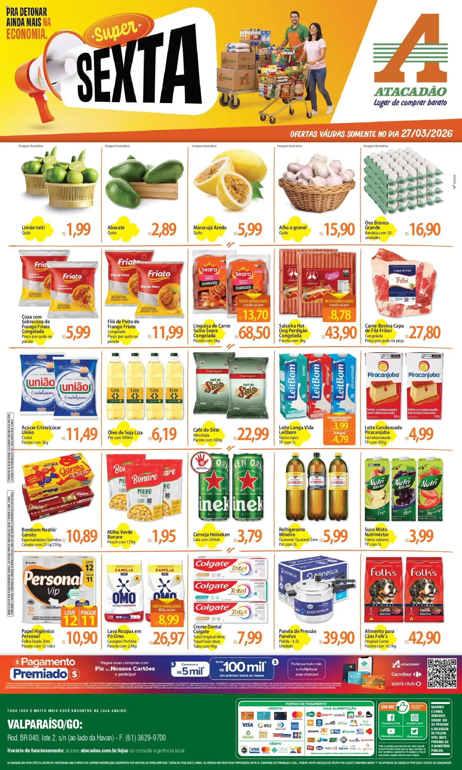 Pré-Visualização do folheto "Atacadão ofertas - GO" da loja Atacadão válido a partir de 27/03/2026