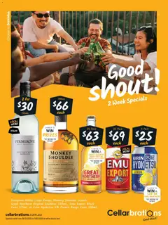 Preview of catalogue Catalogue Exmouth, Newman, Paraburdoo from shop Cellarbrations valid 29/12/2025