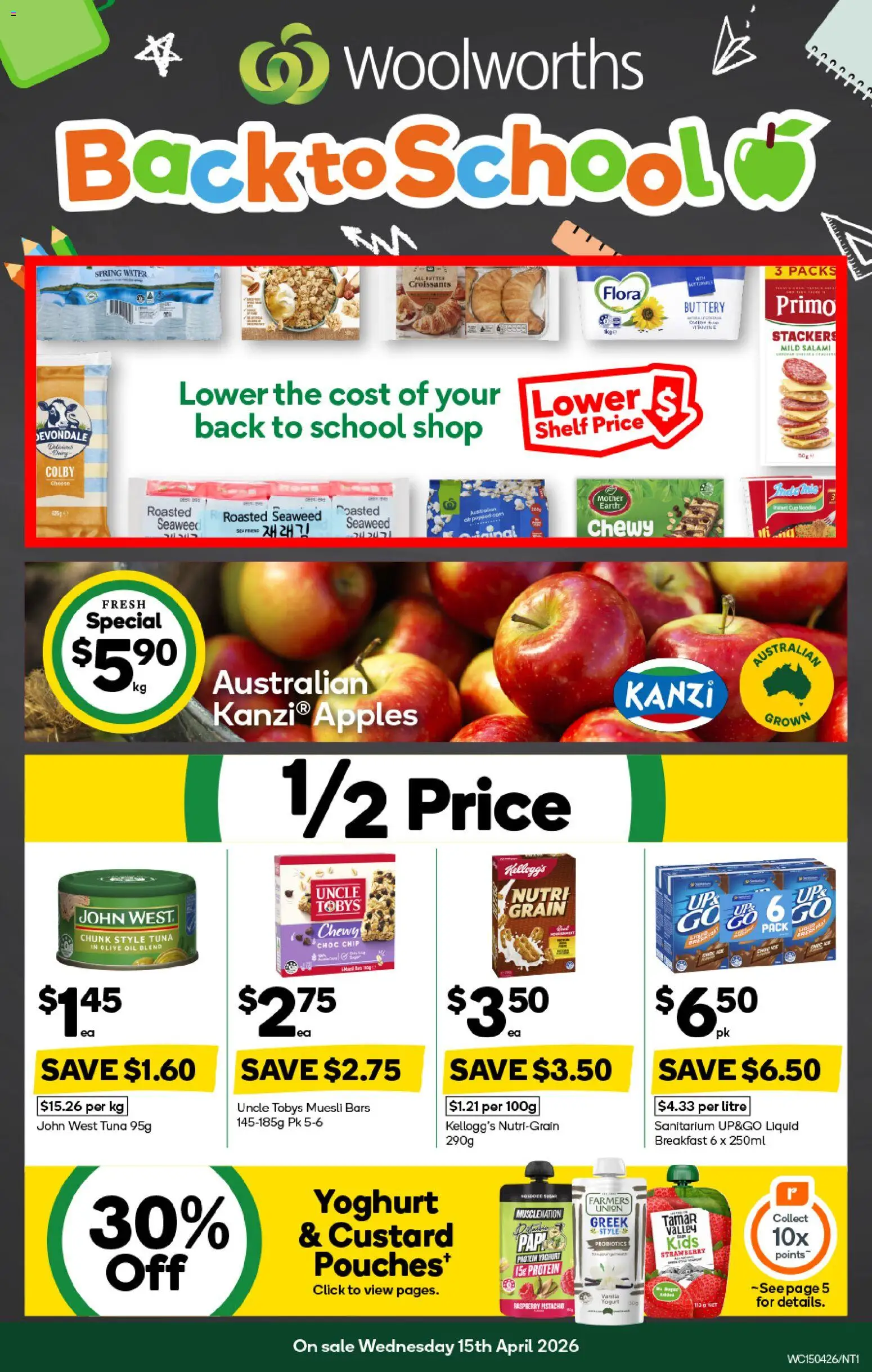 Preview of catalogue Woolworths catalogue NT from shop Woolworths valid 15/04/2026
