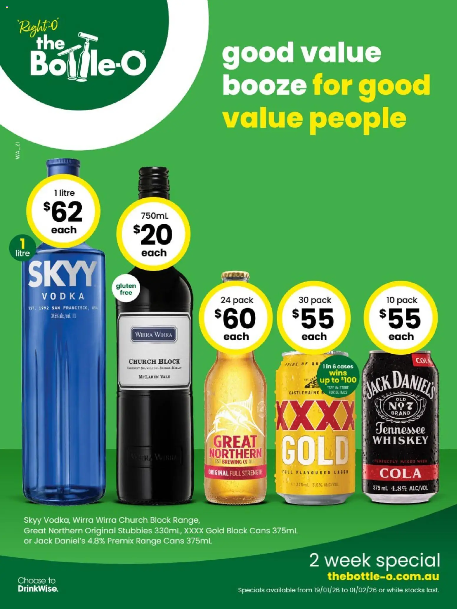 Preview of catalogue Catalogue BAYSWATER from shop The Bottle-O valid 19/01/2026