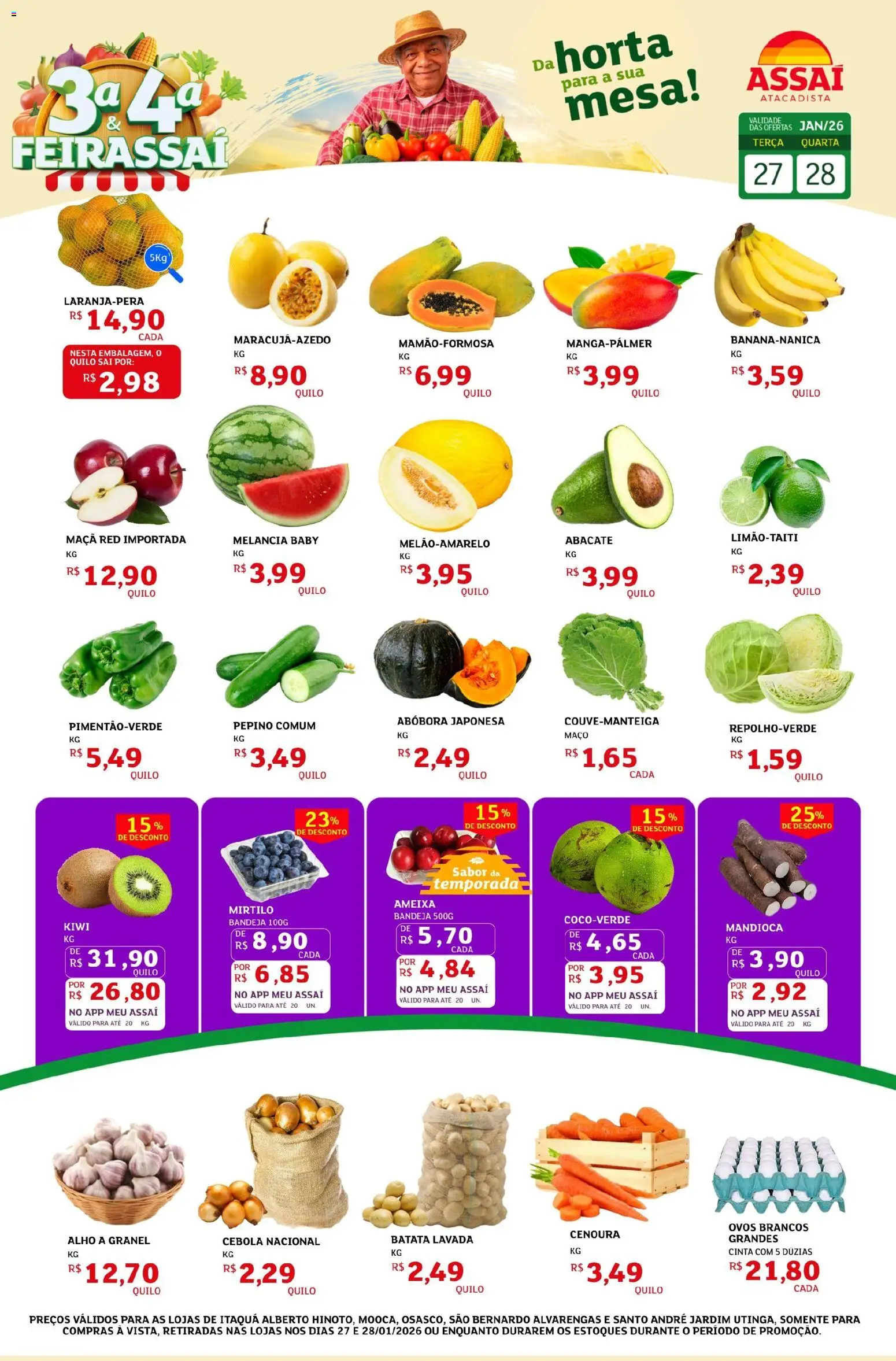 Pré-Visualização do folheto "Encarte - SP" da loja Assaí Atacadista válido a partir de 27/01/2026