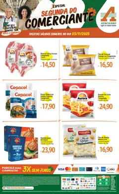 Pré-Visualização do folheto "Ofertas - SP" da loja Atacadão válido a partir de 03/11/2025