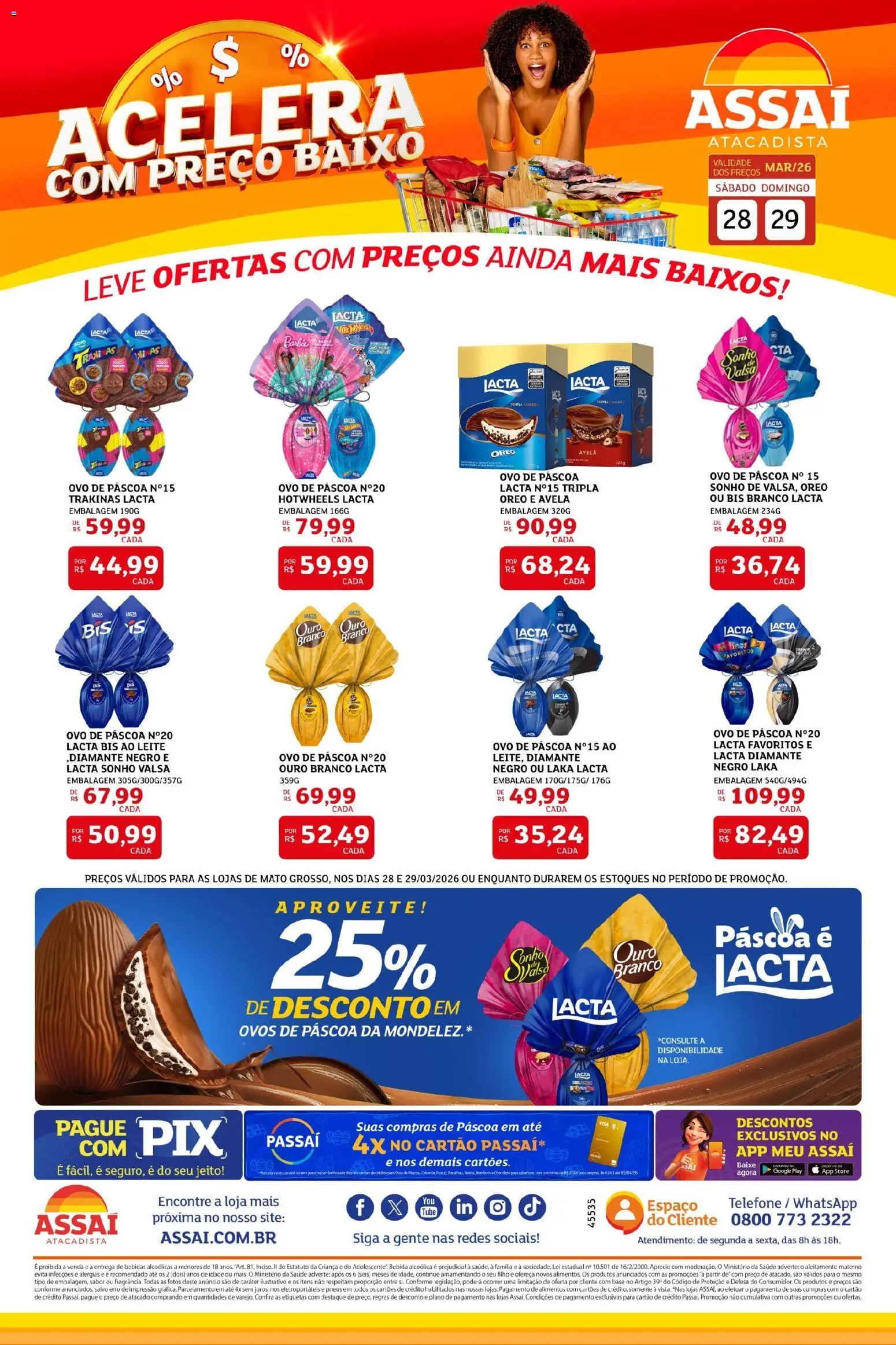 Pré-Visualização do folheto "Assaí Atacadista ofertas - MT" da loja Assaí Atacadista válido a partir de 28/03/2026
