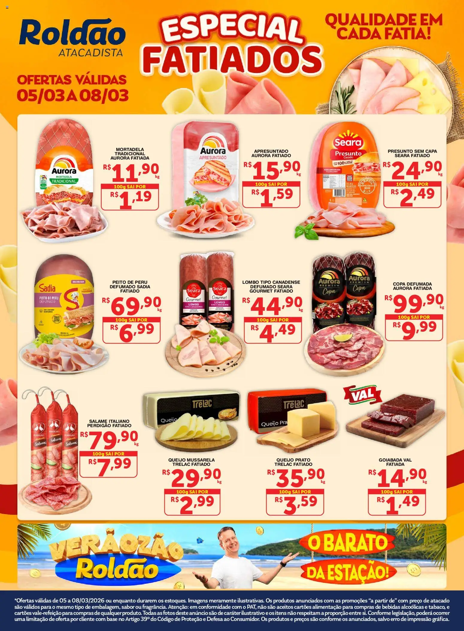 Pré-Visualização do folheto "Roldão ofertas Fatiados" da loja Roldão válido a partir de 05/03/2026