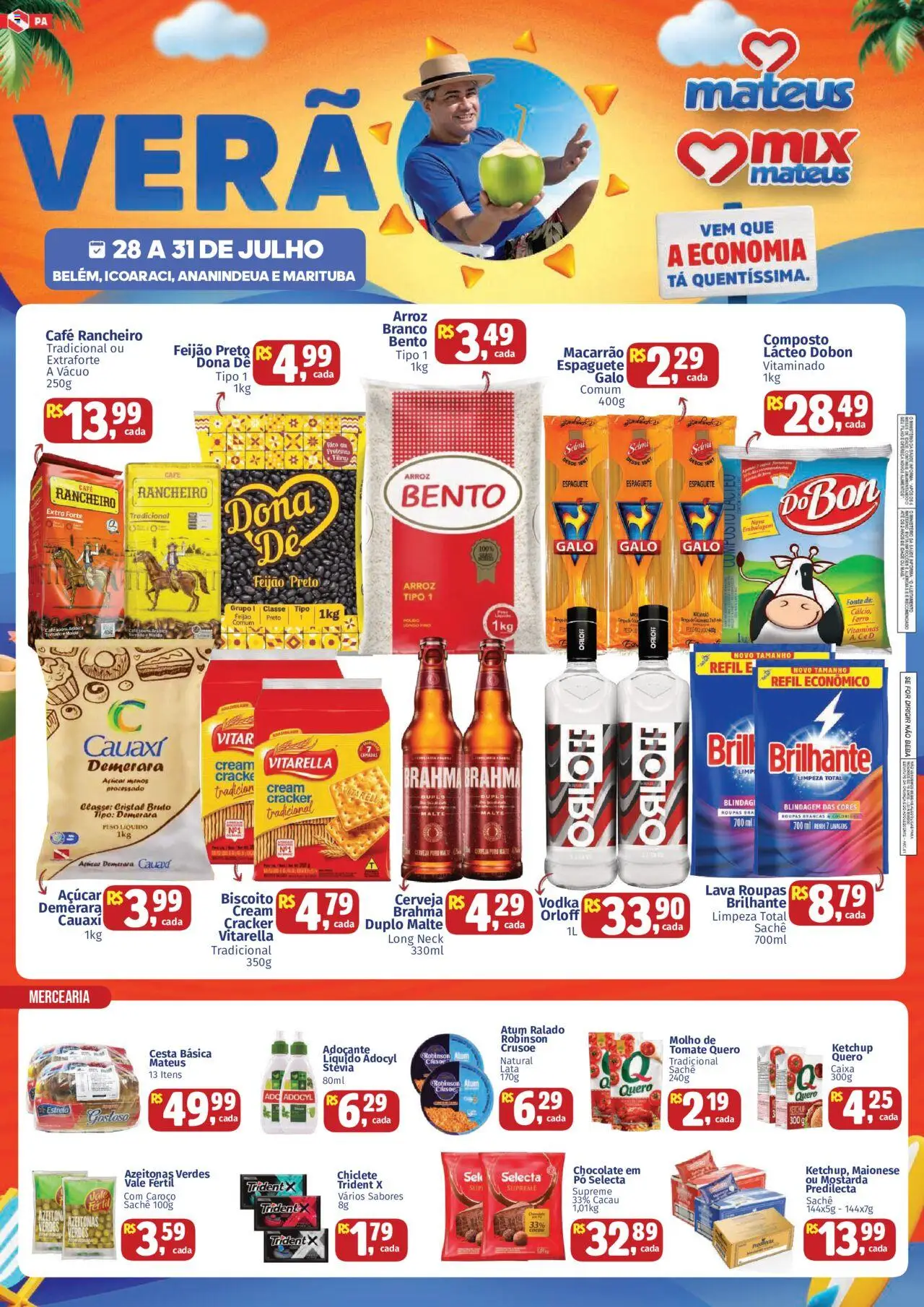 Mateus folheto "Ofertas de Verão" válido a partir de 28/07/2025 - número de página 1