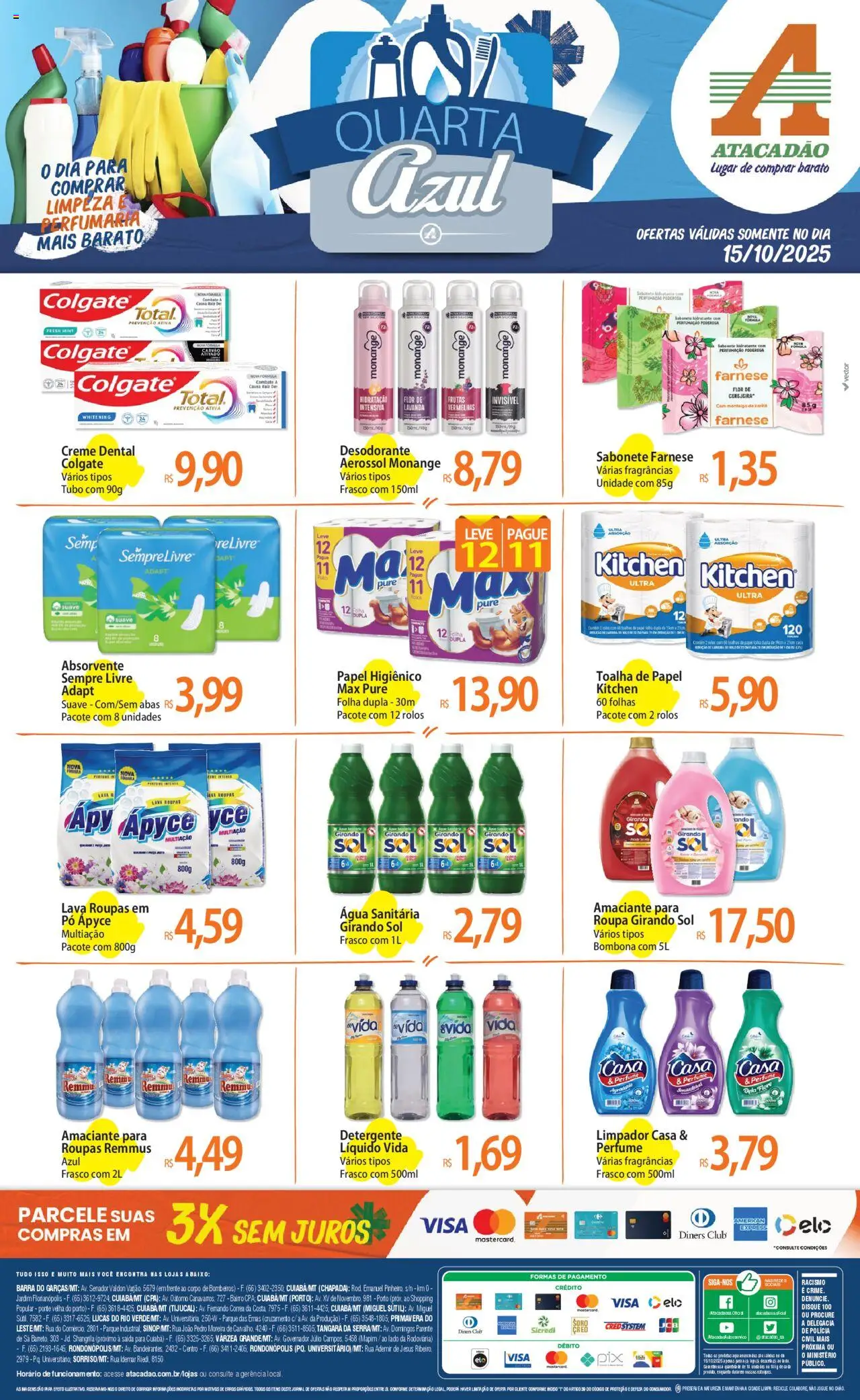 Atacadão folheto "Ofertas - MT" válido a partir de 15/10/2025 - número de página 1