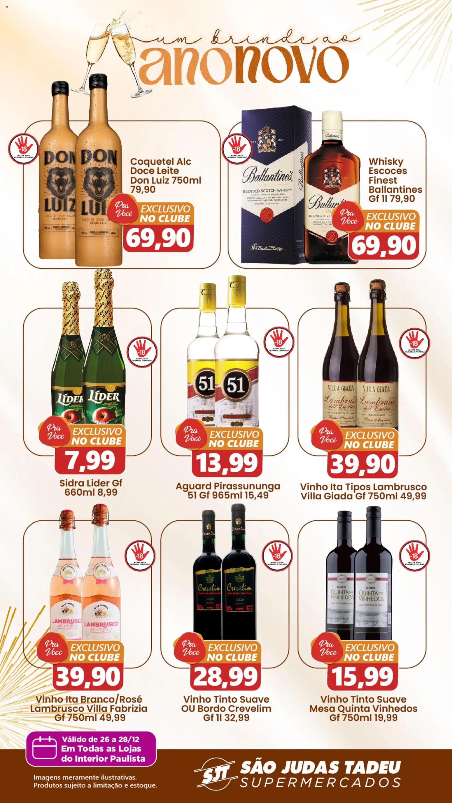 Pré-Visualização do folheto "Ofertas da semana" da loja São Judas Tadeu válido a partir de 26/12/2025