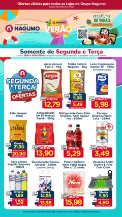 Pré-Visualização do folheto "Ofertas Segunda e Terça" da loja Nagumo válido a partir de 19/01/2026