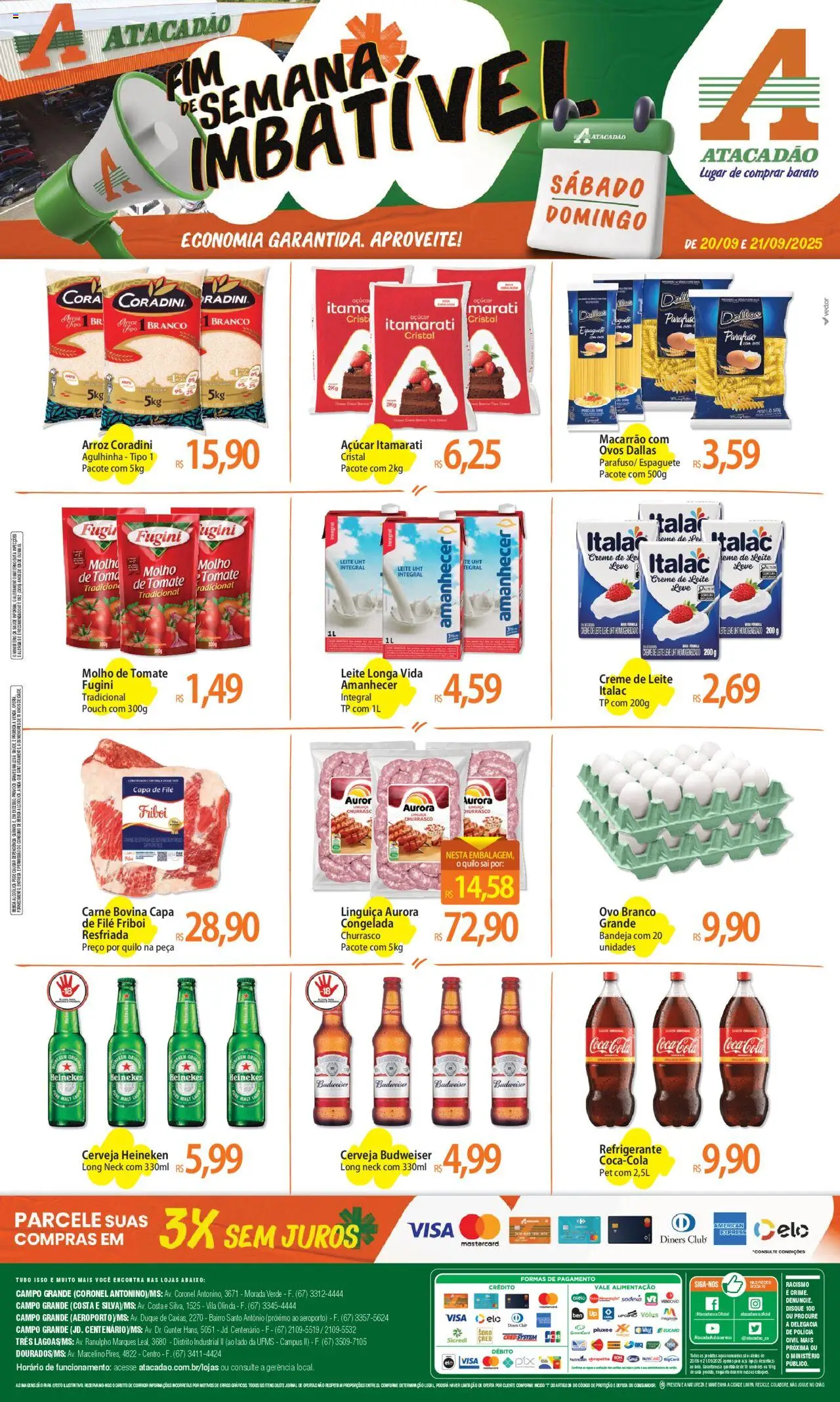 Atacadão folheto "Ofertas - MS" válido a partir de 20/09/2025 - número de página 1