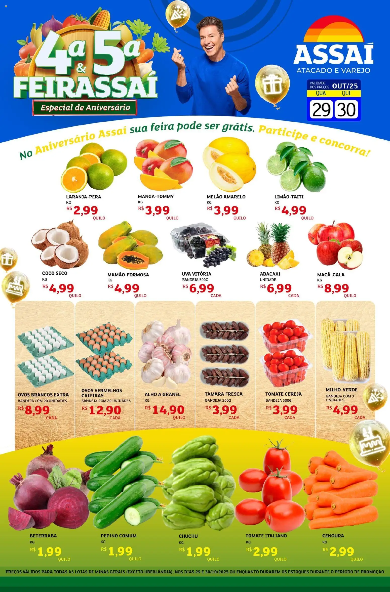 Pré-Visualização do folheto "Encarte - MG" da loja Assaí Atacadista válido a partir de 29/10/2025