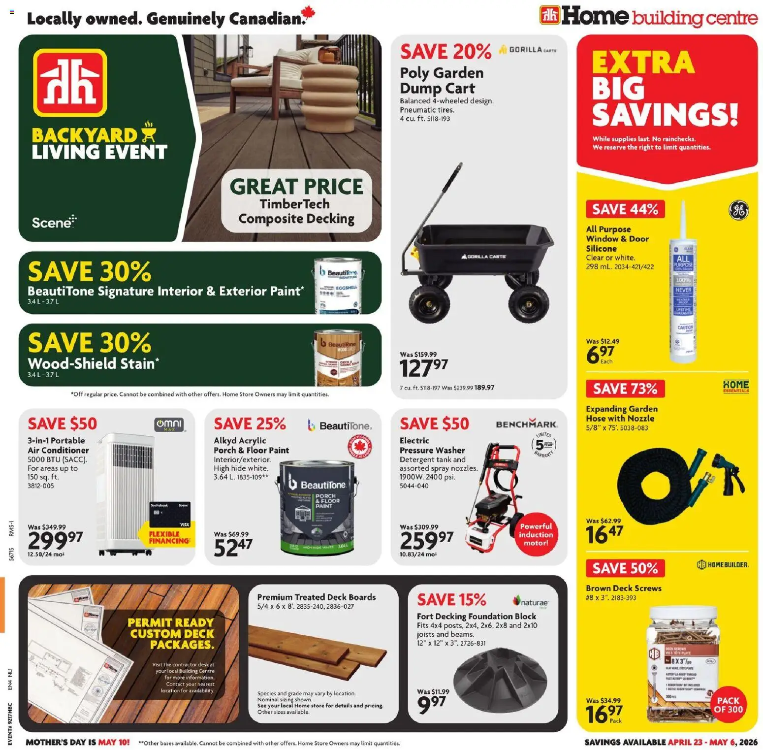 Preview of leaflet Weekly Flyer - NL from shop Home Hardware is valid from Apr 23, 2026