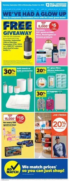 Un aperçu du dépliant Weekly Flyer - NU du magasin Real Canadian Superstore est valide à partir 25 sept. 2025