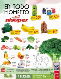 Vista previa las ofertas de la tienda Alsuper - Folleto Zacatecas desde el 07/11/2025 
