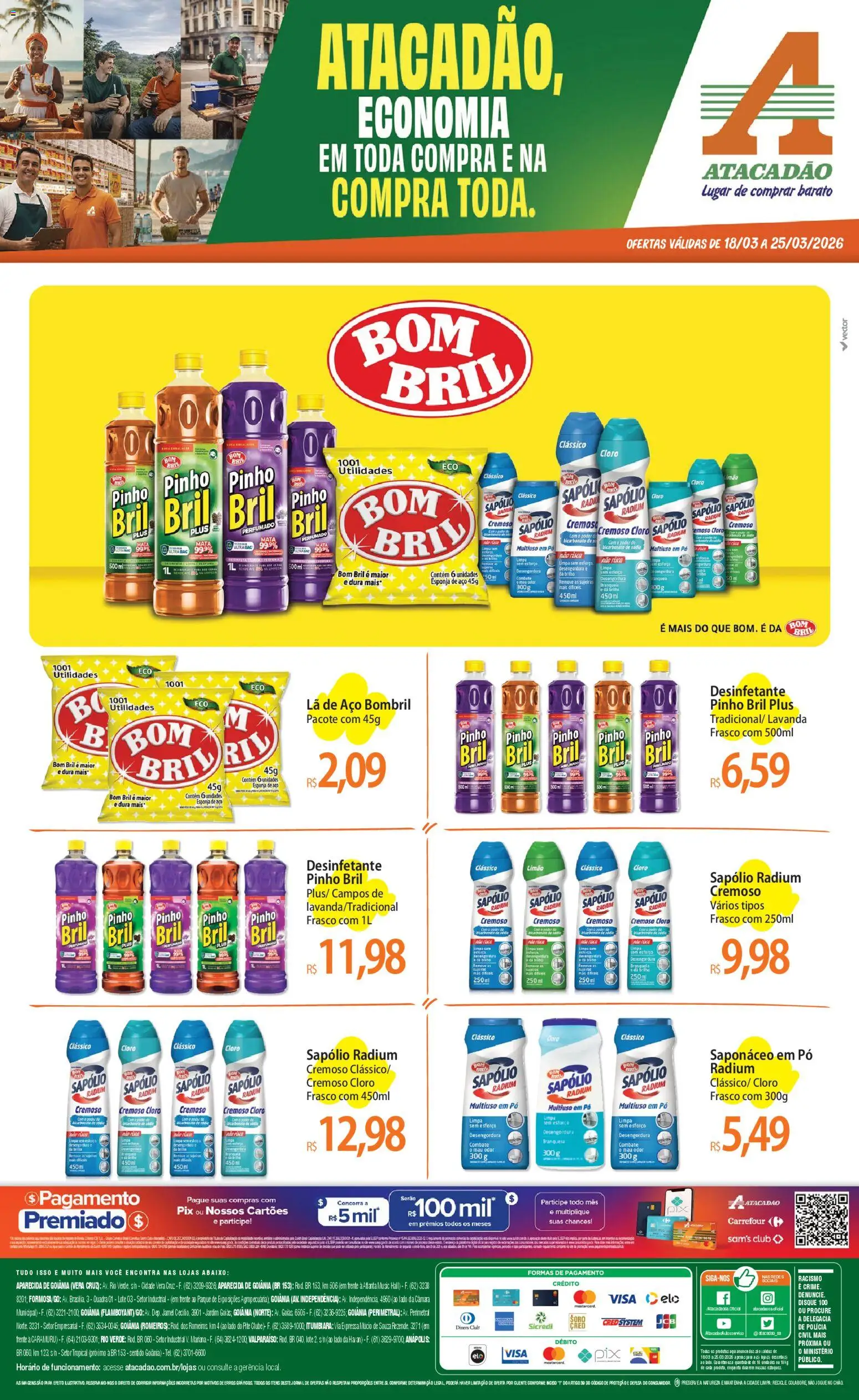 Pré-Visualização do folheto "Atacadão ofertas - GO" da loja Atacadão válido a partir de 18/03/2026