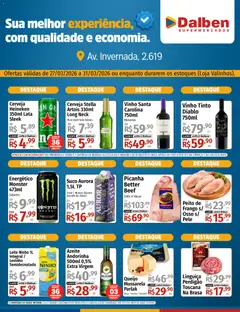 Pré-Visualização do folheto "Supermercado Dalben ofertas Exclusivo Loja Valinhos" da loja Supermercado Dalben válido a partir de 27/03/2026