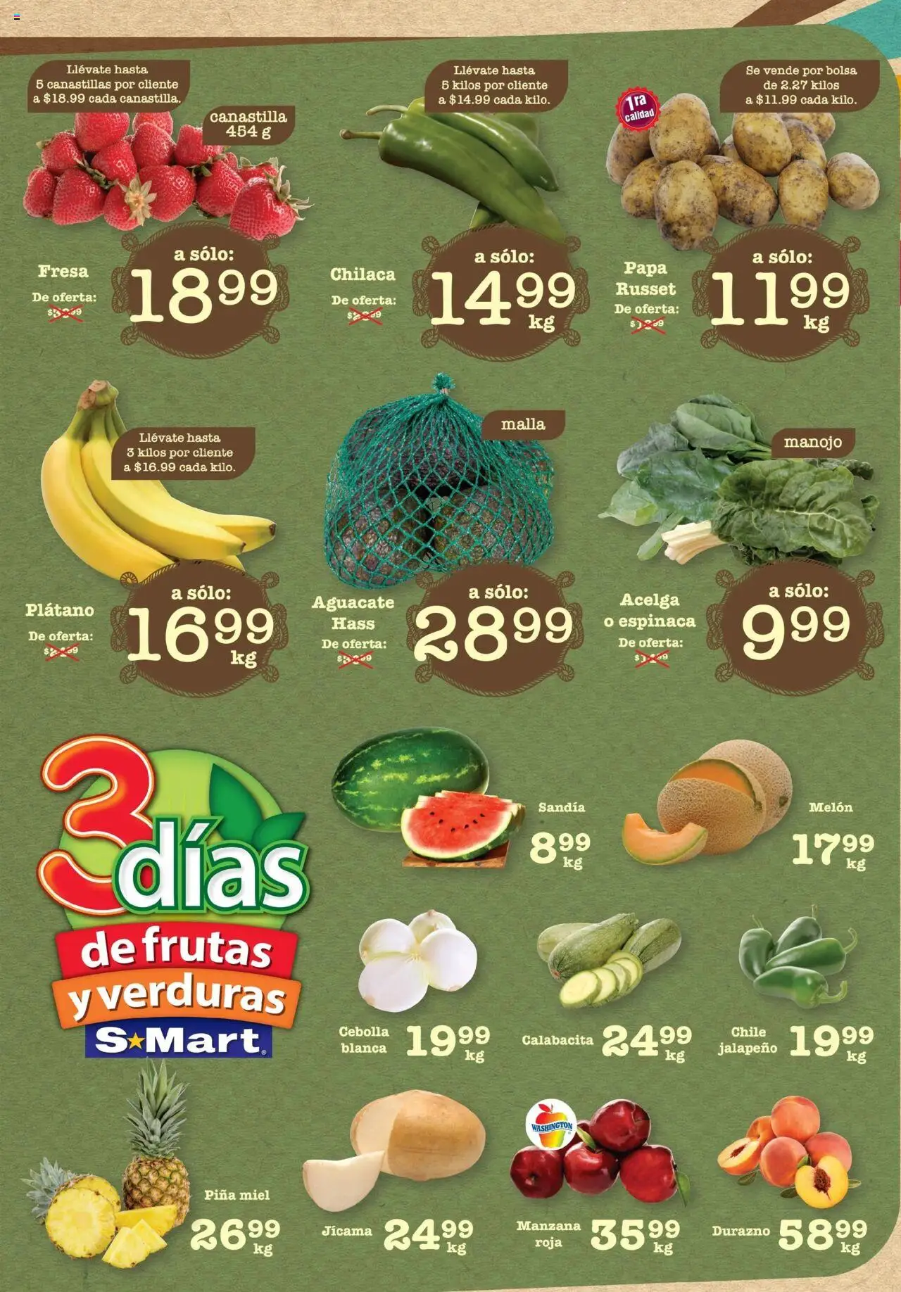 Folleto - Chihuahua S-Mart y sus promociones válidas desde el 29/07/2025 - Número de página 1