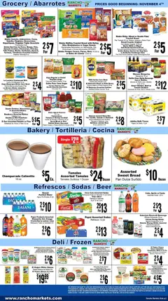 Ad Preview of Rancho Markets Weekly Ad from 11/04/2025 | Page: 2