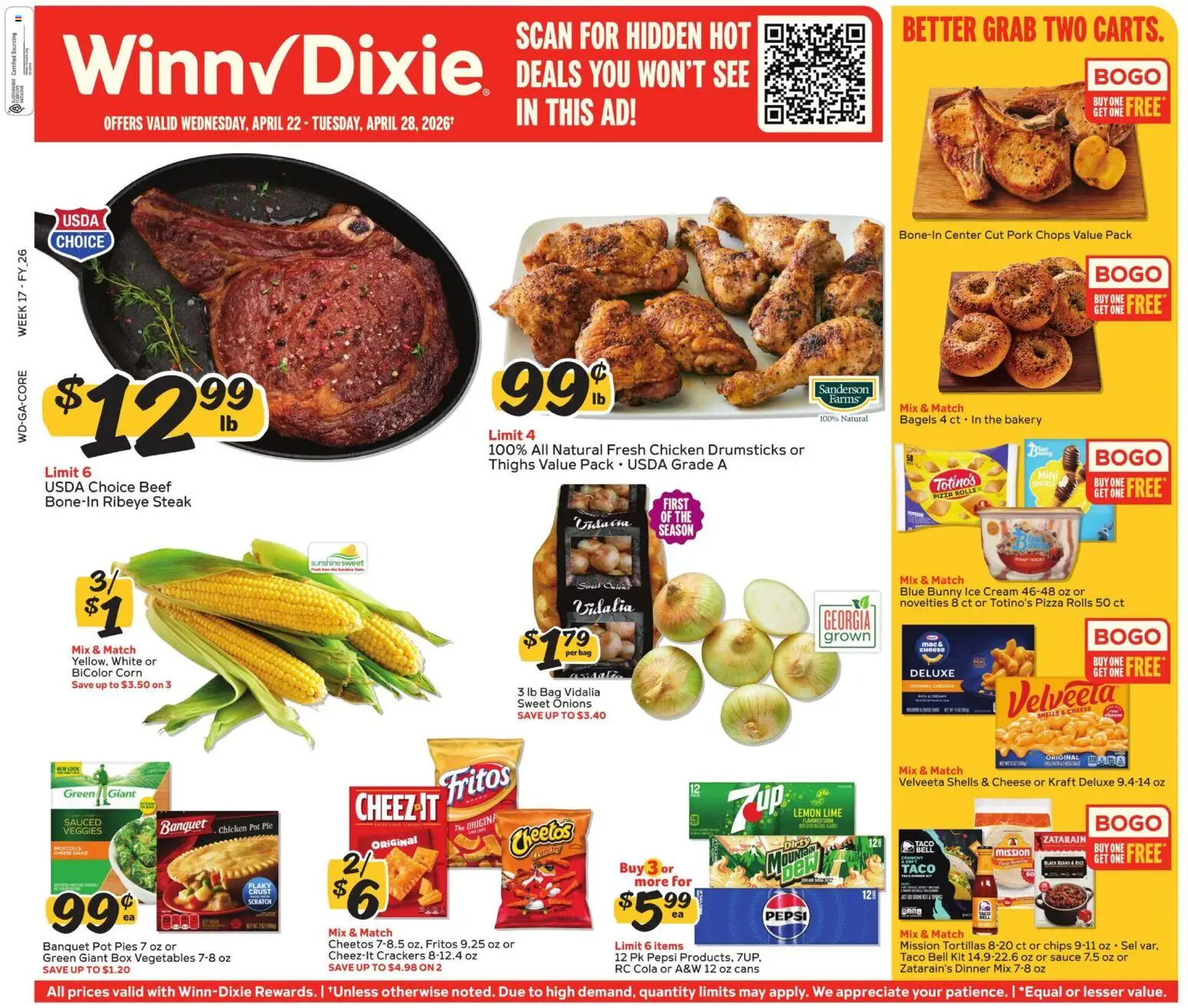 Ad Preview of Winn Dixie Winn Dixie Weekly Ad from 04/22/2026