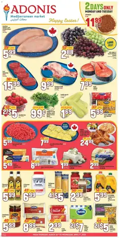 Preview of leaflet Adonis weekly flyer from shop Adonis is valid from Mar 26, 2026