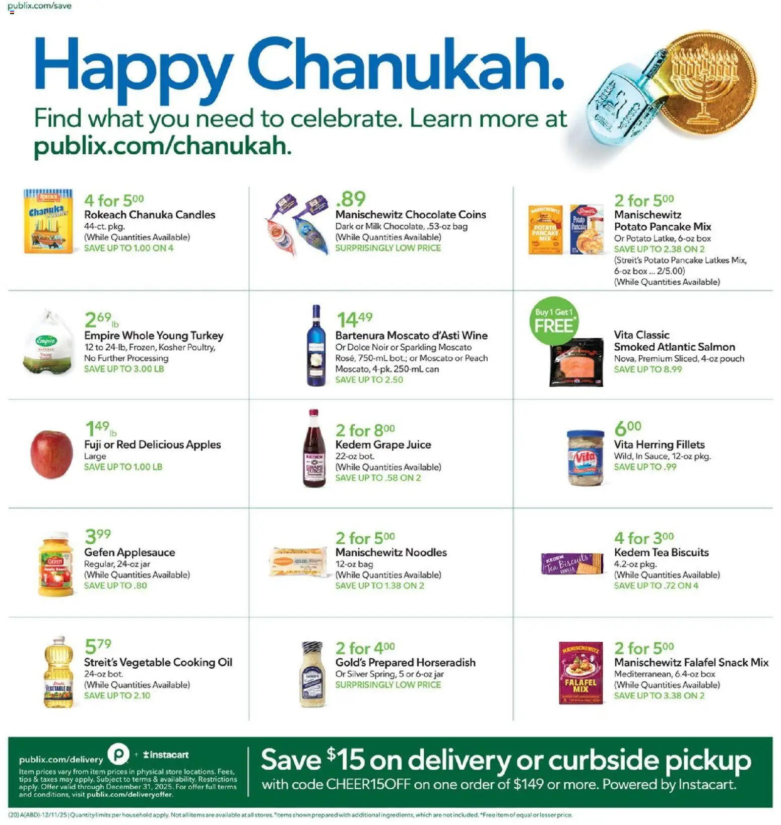 Ad Preview of Publix Ad from 12/10/2025