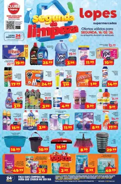 Pré-Visualização do folheto "Ofertas da semana" da loja Lopes Supermercados válido a partir de 16/02/2026
