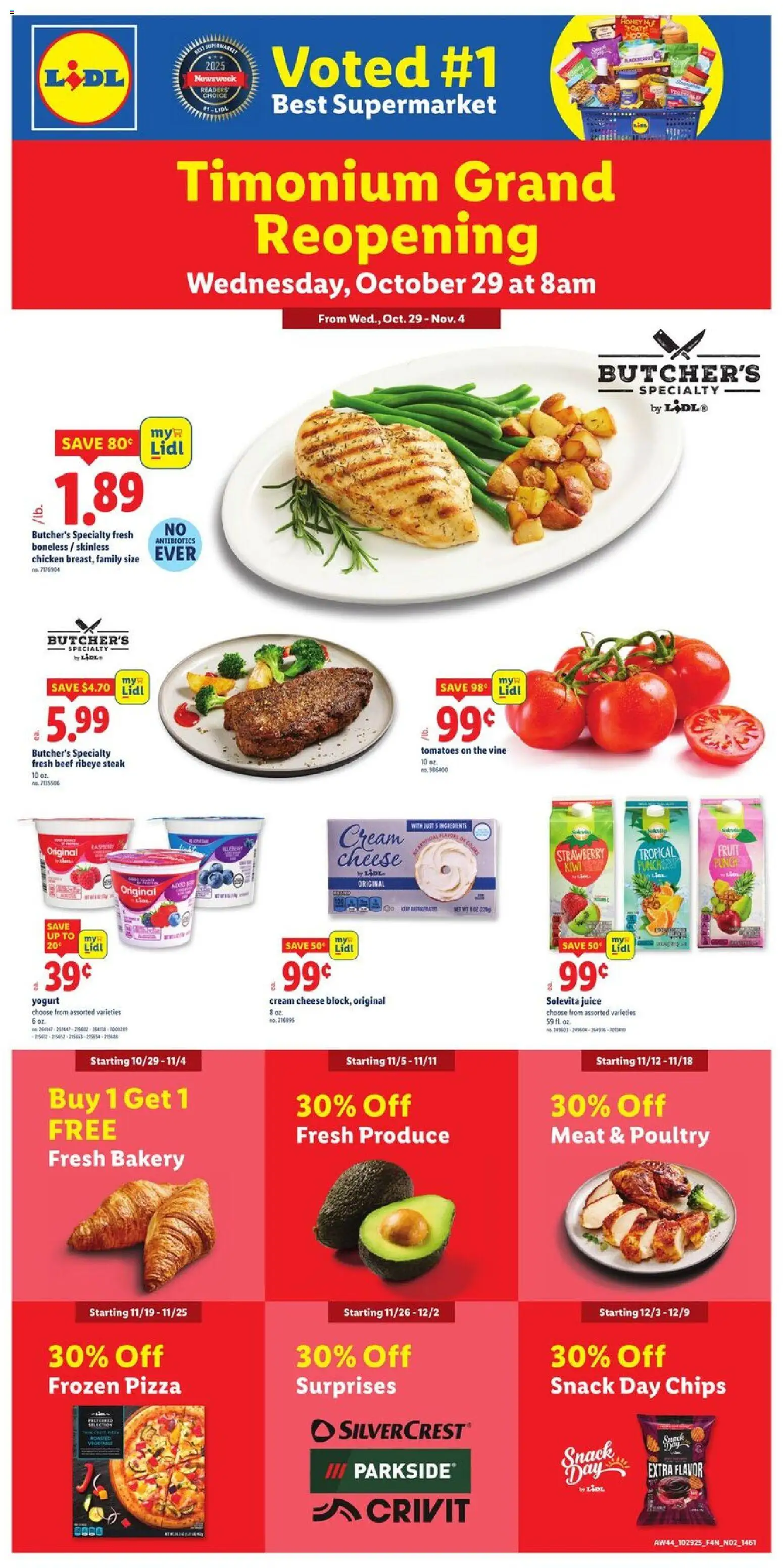 Lidl Grand Opening from 10/29/2025 - Circular, Weekly flyer - Page number 1