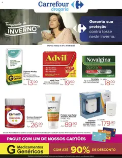 Pré-Visualização do folheto "Ofertas Drogaria" da loja Carrefour válido a partir de 01/08/2025