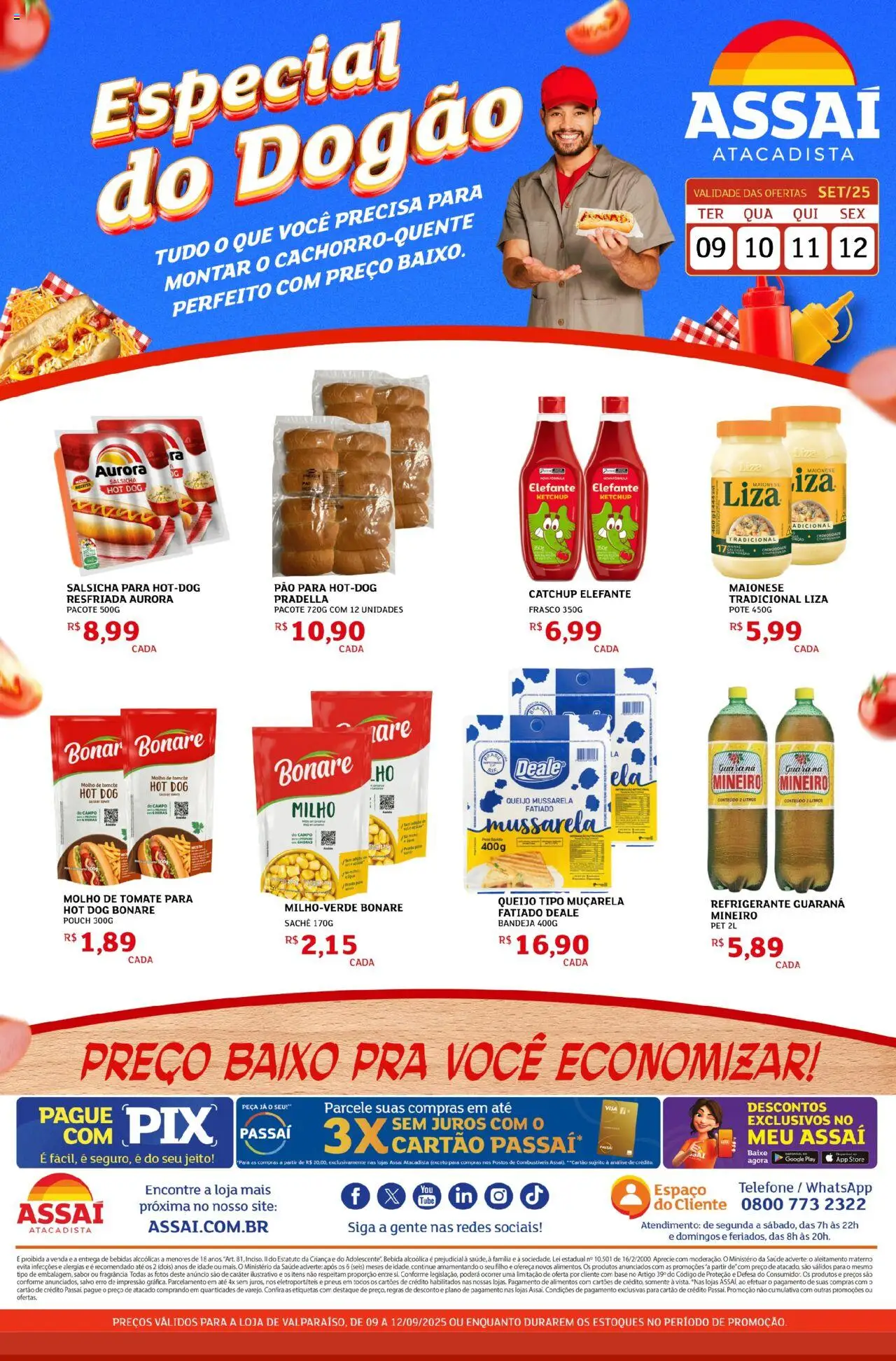 Assaí Atacadista folheto "Encarte - GO" válido a partir de 09/09/2025 - número de página 1