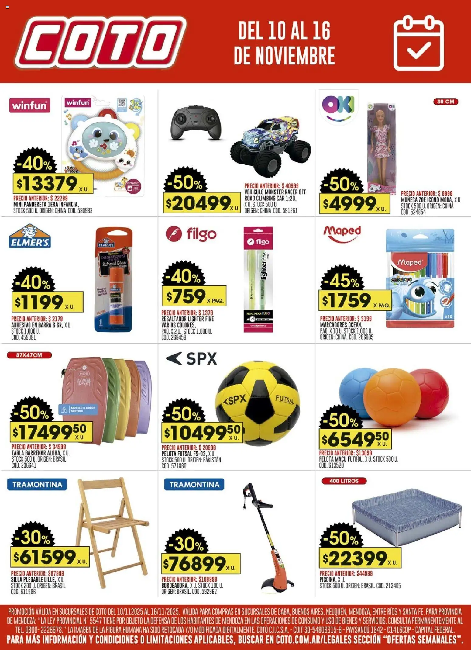 Vista previa del folleto de la tienda Coto válido desde el 10/11/2025 