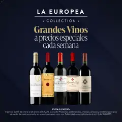 Vista previa las ofertas de la tienda La Europea - Catálogo Grandes Vinos desde el 19/01/2026 